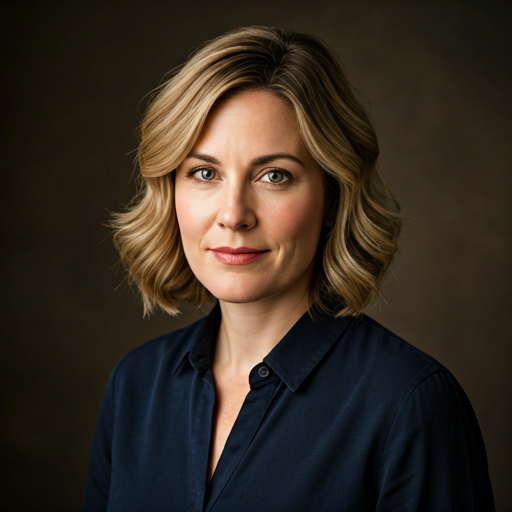 Portrait of a professional event photographer.